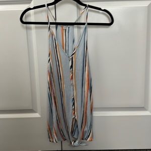 super cute beach tank w tie knot